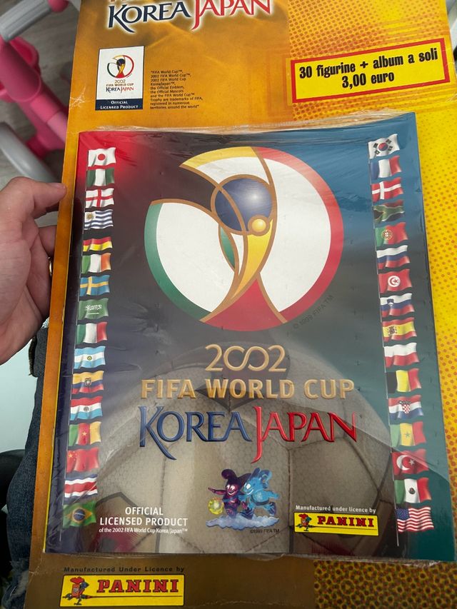 Álbum Mundial 2002 Panini pack inicio