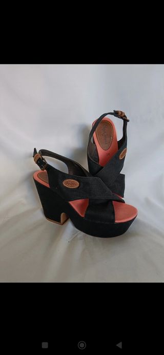 Sandalias plataforma Pepe Jeans negras - 38