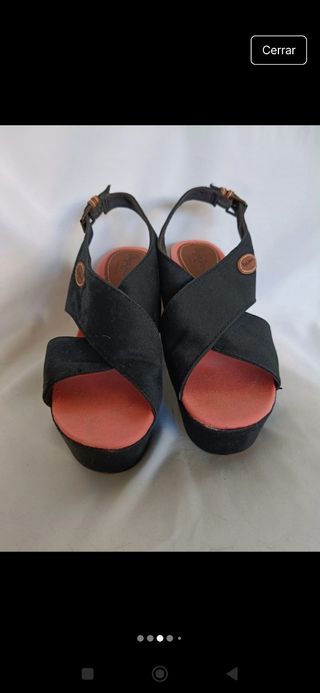 Sandalias plataforma Pepe Jeans negras - 38