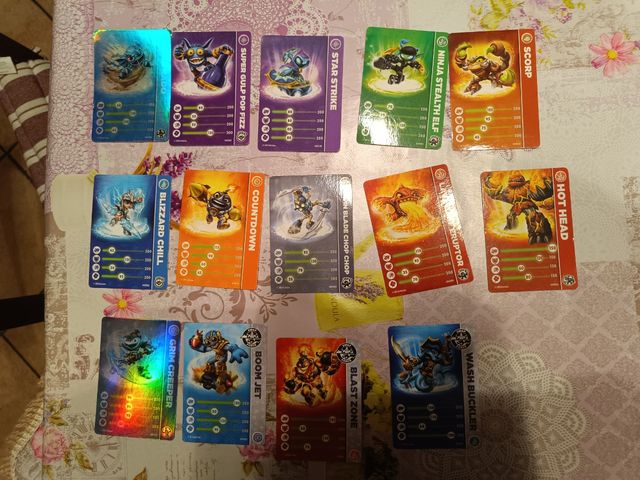 Carte Skylanders: 14 carte
