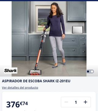 Aspiradora escoba Shark IZ201EU