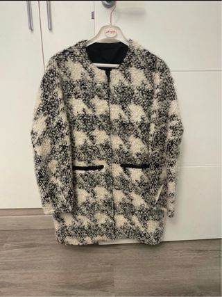 Abrigo Bimba y Lola - Blanco y Negro
