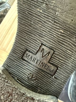 Zapatos Martinelli 42 - Ante Azul
