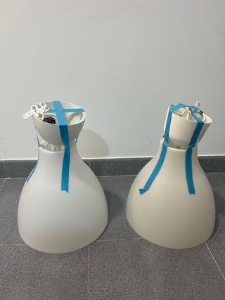 2 Lámparas de techo Blancas