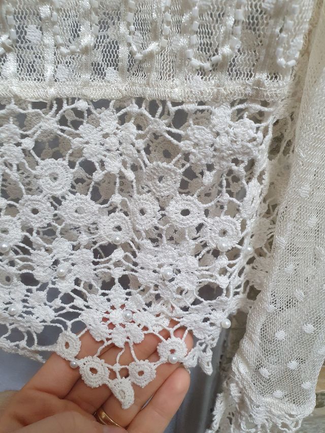 Blusa blanca ZARA - Talla M