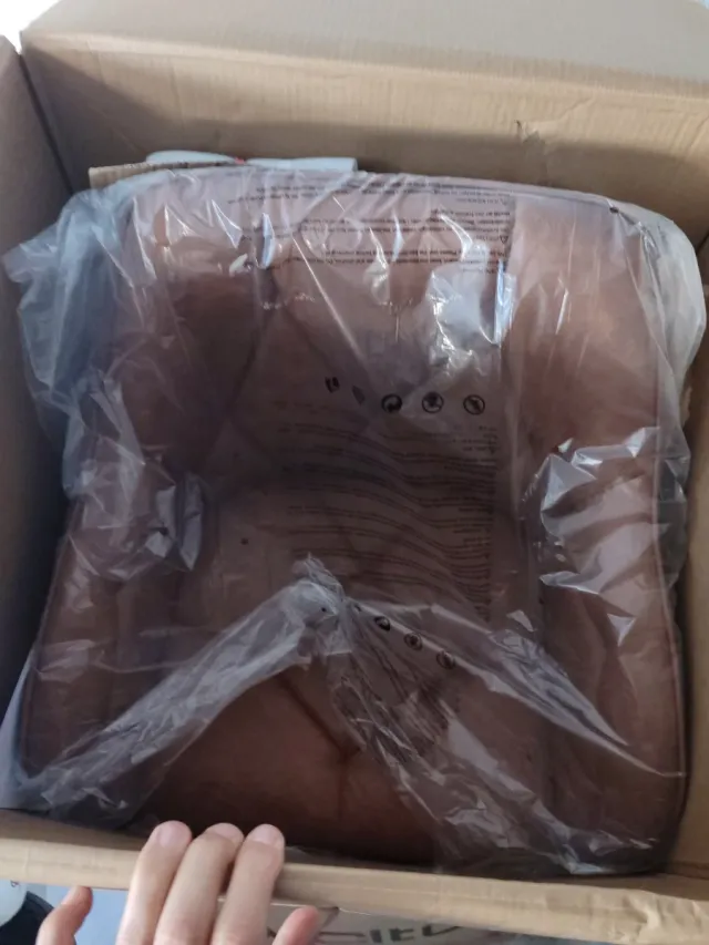 ✅ Silla Comedor salon Marrón cuero nueva