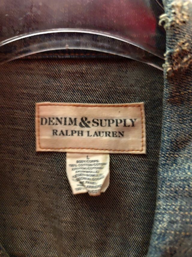 Gilet jeans Ralph Lauren vintage