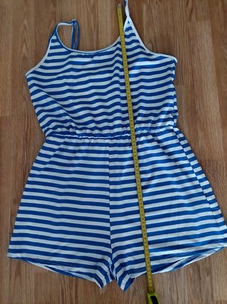 Mono rayas marineras azul blanco