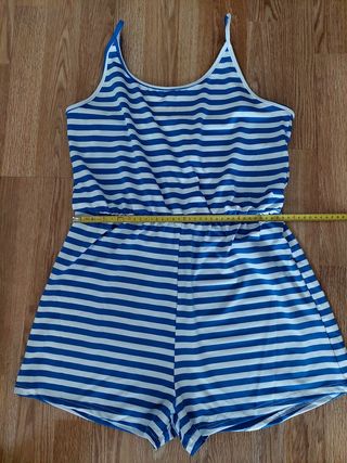 Mono rayas marineras azul blanco