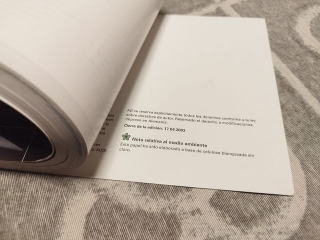 Manual Audi A3.Libro instrucciones 2003-2009