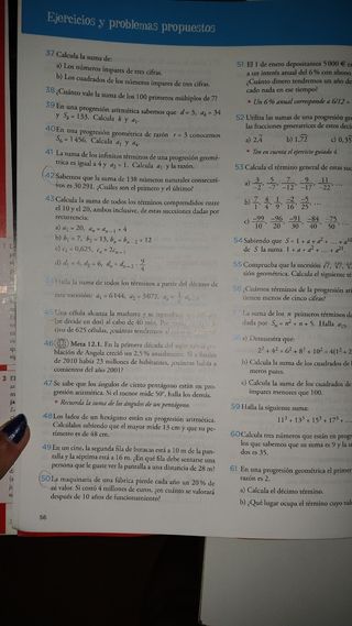 Libro Matemáticas ANAYA 1 Bachillerato 
