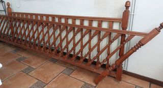 Barandilla madera antigua