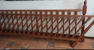 Barandilla madera antigua
