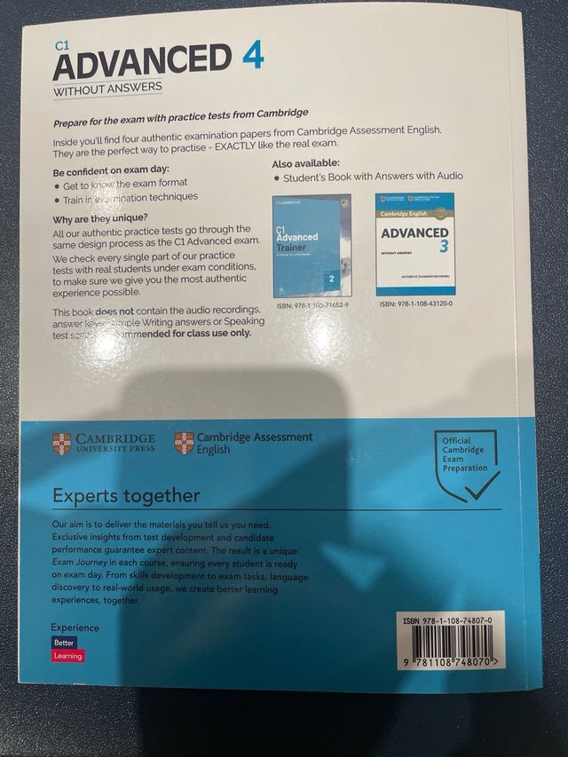 C1 Advanced 4 Student's Book without Answers