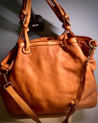 Bolso trenzado piel toscana hecho en Italia