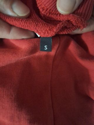 Felpa Napapijri rossa con cappuccio taglia S