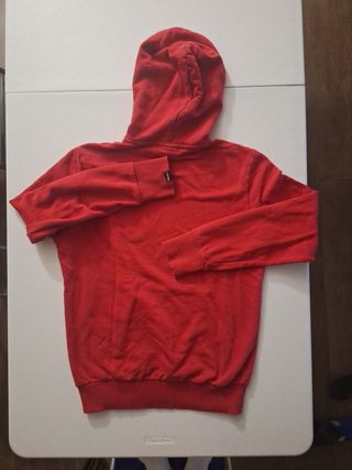 Felpa Napapijri rossa con cappuccio taglia S