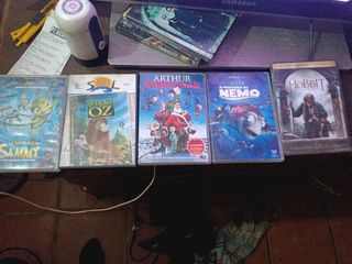 DVDs infantis - Up, Smurfs, Ice Age