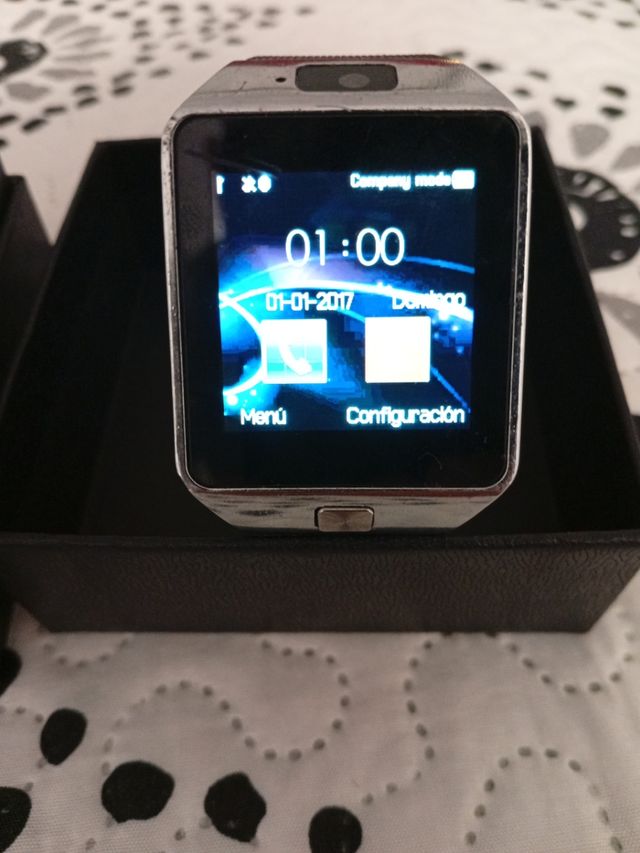 Reloj Inteligente Smartwatch Plata