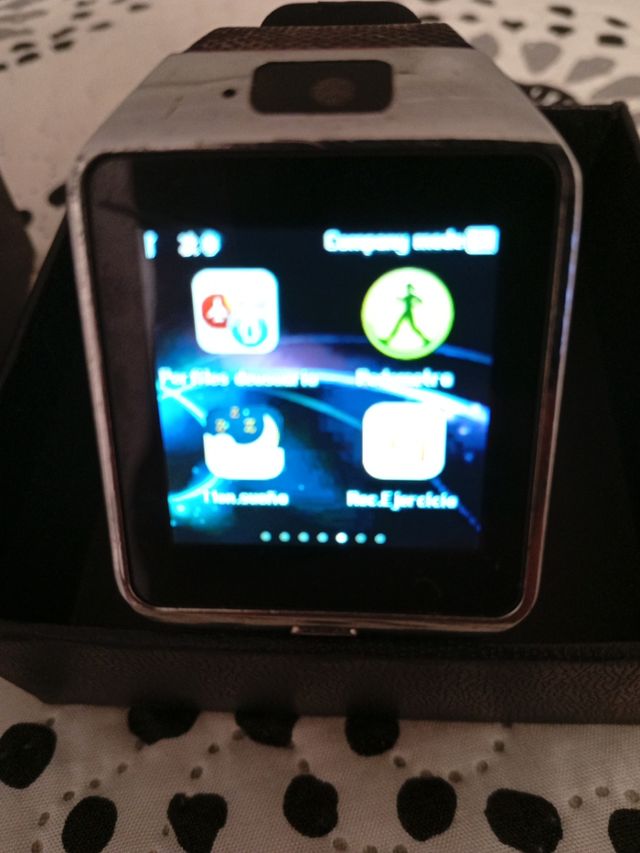 Reloj Inteligente Smartwatch Plata