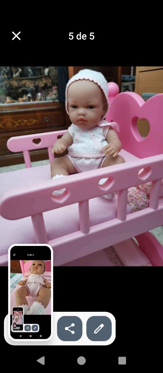 Gemelas reborn con cuna doble