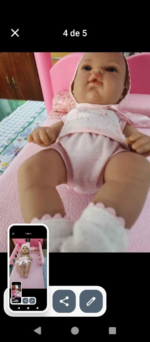 Gemelas reborn con cuna doble