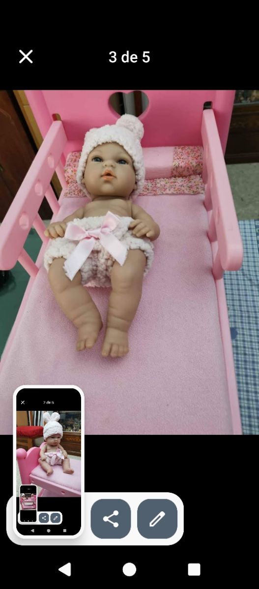 Gemelas reborn con cuna doble