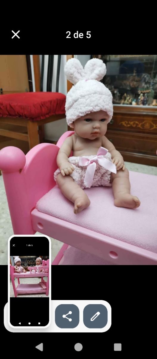 Gemelas reborn con cuna doble