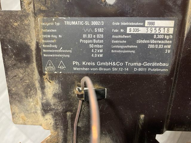 Calefacción Truma: usada