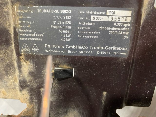 Calefacción Truma: usada