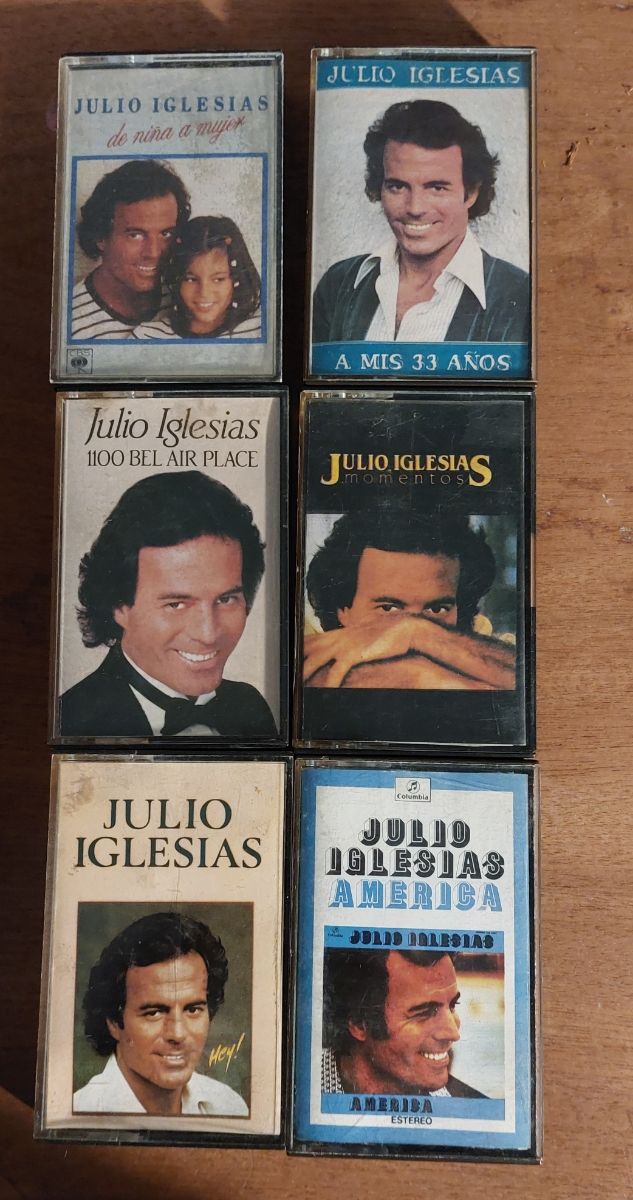 6 Cintas Julio Iglesias