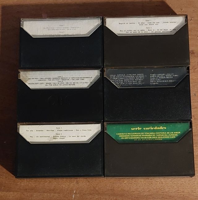 6 Cintas Julio Iglesias