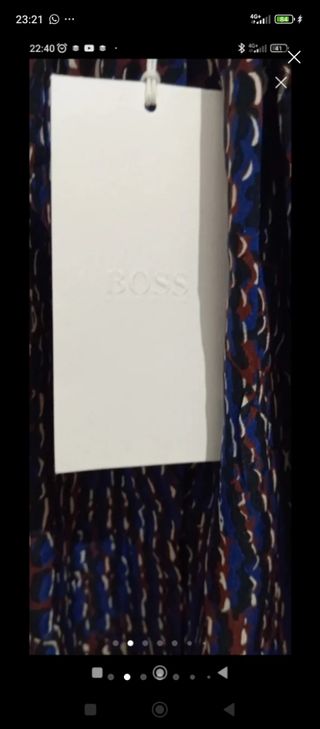  Ocasión Blusa sin cuello regular fit Hugo Boss 