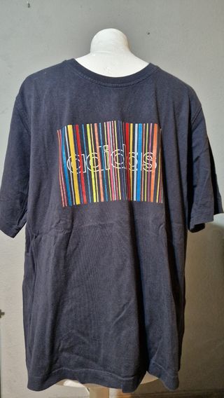 Camiseta Adidas L vintage multicolor