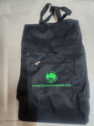 Bolsa carro plegable negra