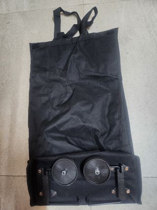 Bolsa carro plegable negra
