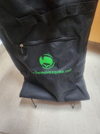 Bolsa carro plegable negra