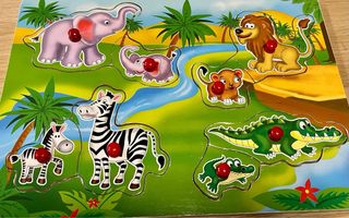 Puzzles de madera (3) - animales