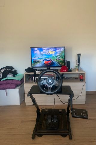 Volante+Pedales+Soporte Racing