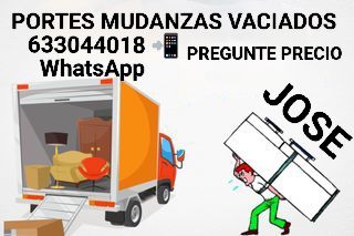 Portes mudanzas vaciados