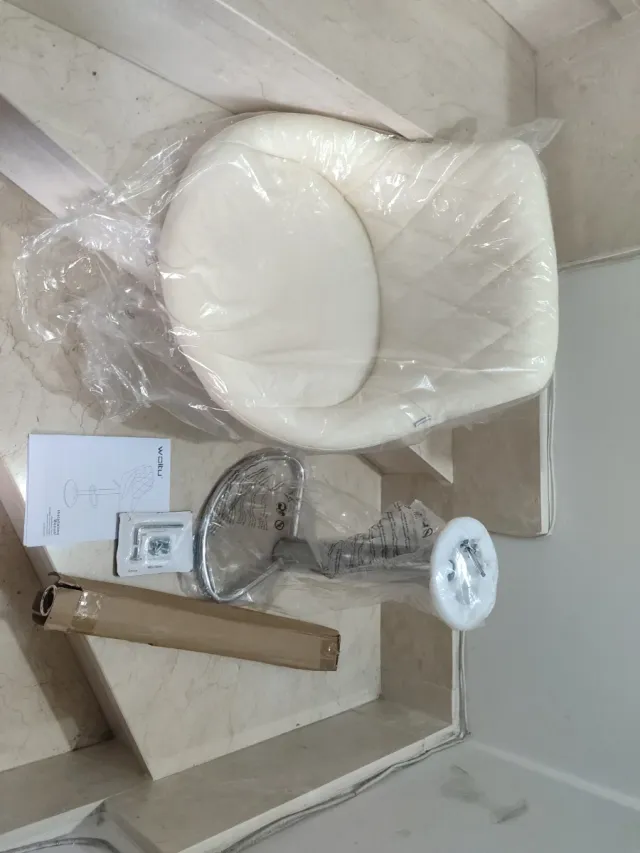 ✅2 Taburetes bar cocina crema nuevos