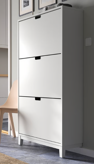 Scarpiera IKEA bianca 3 ripiani