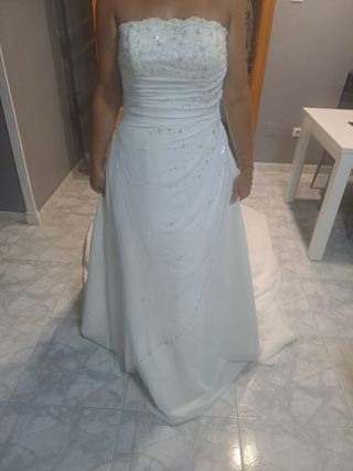 Vestido novia blanco 