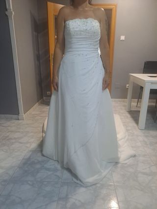 Vestido novia blanco 