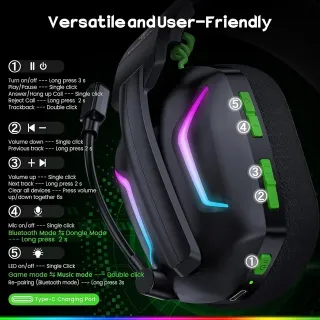 ¡-50%! | Weseary WG1 - Cascos Gaming Inalámbricos