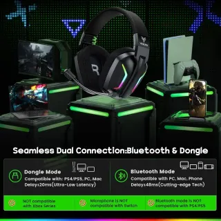 ¡-50%! | Weseary WG1 - Cascos Gaming Inalámbricos