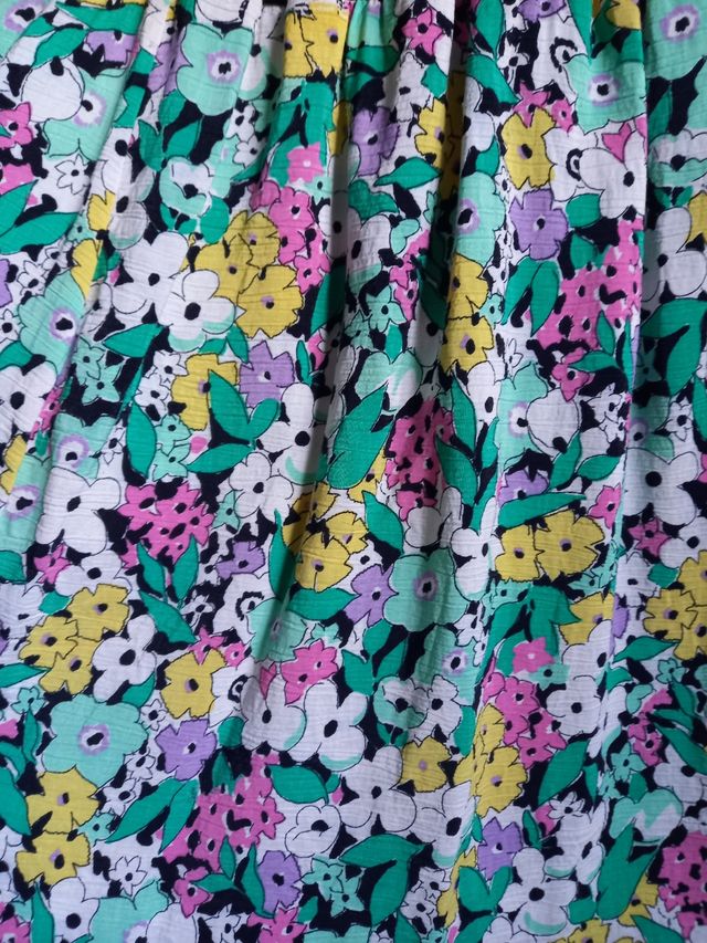 Gonna fiori multicolor