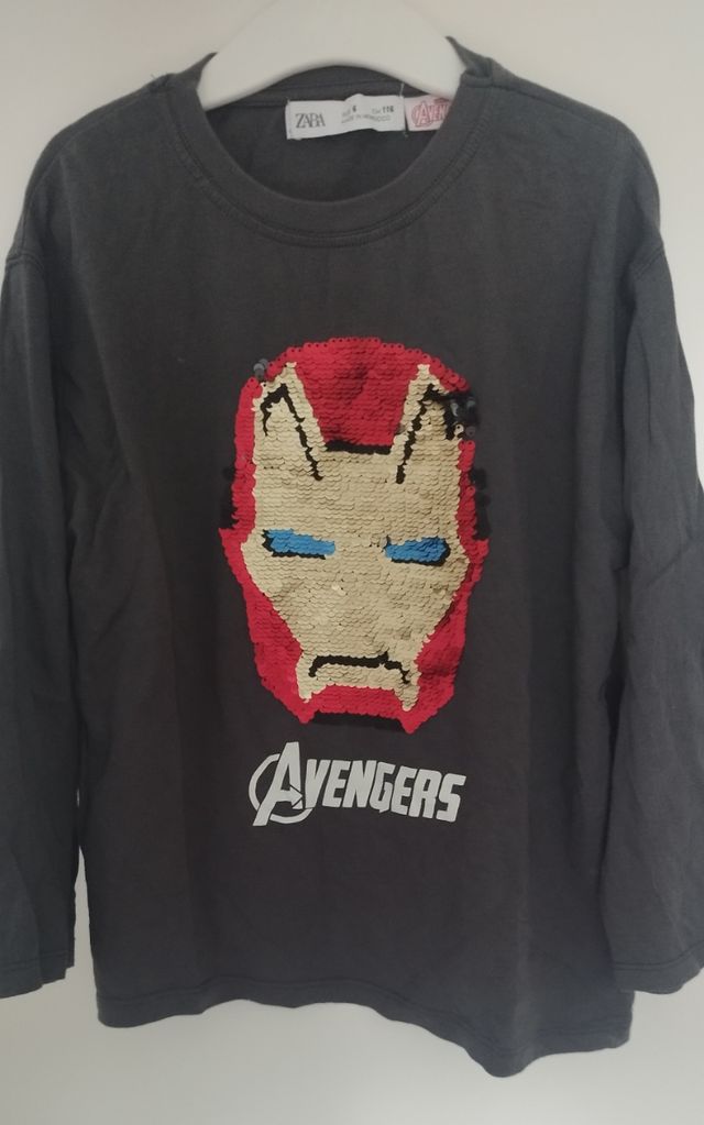 Camiseta manga larga larga, Avengers