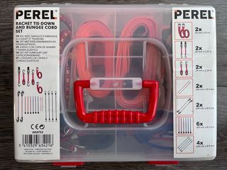 Kit amarre Perel: correas, cuerdas elásticas
