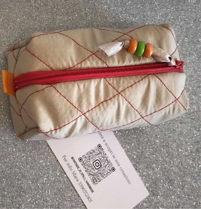 Pochette Beige  Fantasie di Spilli Handmade